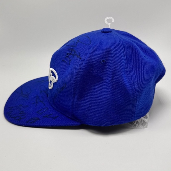 NFL Players Association Signed Blue w White Adjustable Strapback Players Inc Hat - Picture 14 of 16